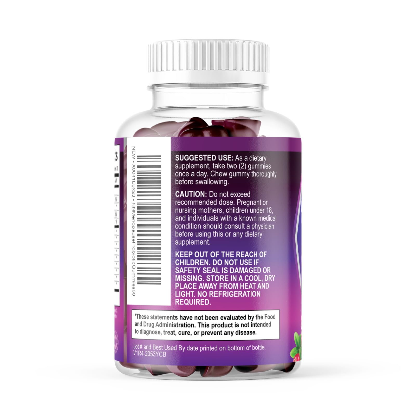 Menopause Probiotic Gummies for Women - Advanced Menopause Relief for Women with Black Cohosh - Complete Women's Probiotics Gummy Supplements for Mild Hot Flashes & Night Sweats Support - 60 Gummies — Amazon image 8