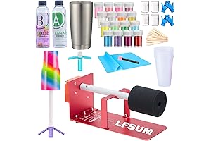 LFSUM Cup Turner for Crafts Tumbler Cup Spinner Machine Kit with Epoxy Resin