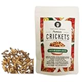 Thailand Unique Tom Yum Seasoned Crickets - 15 Gram Bag of Dehydrated Edible Insects for Humans, Nutritious Bugs Superfood Unusual, Weird Snack Gift