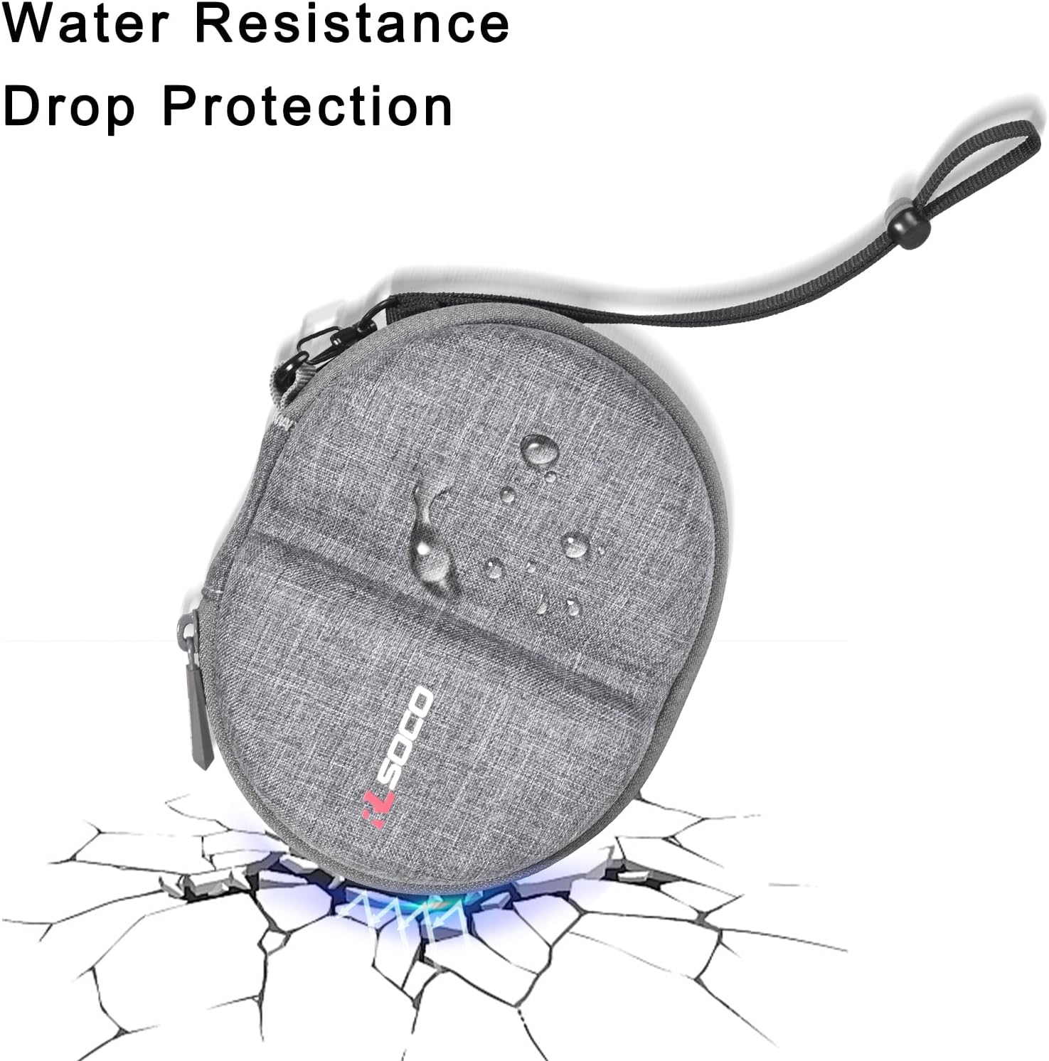 RLSOCO Hard Case for SHOKZ OpenRun Mini/OpenRun Pro 2/Pro Mini Open-Ear Bone Conduction Sport Headphones (Case Only) - Image 5