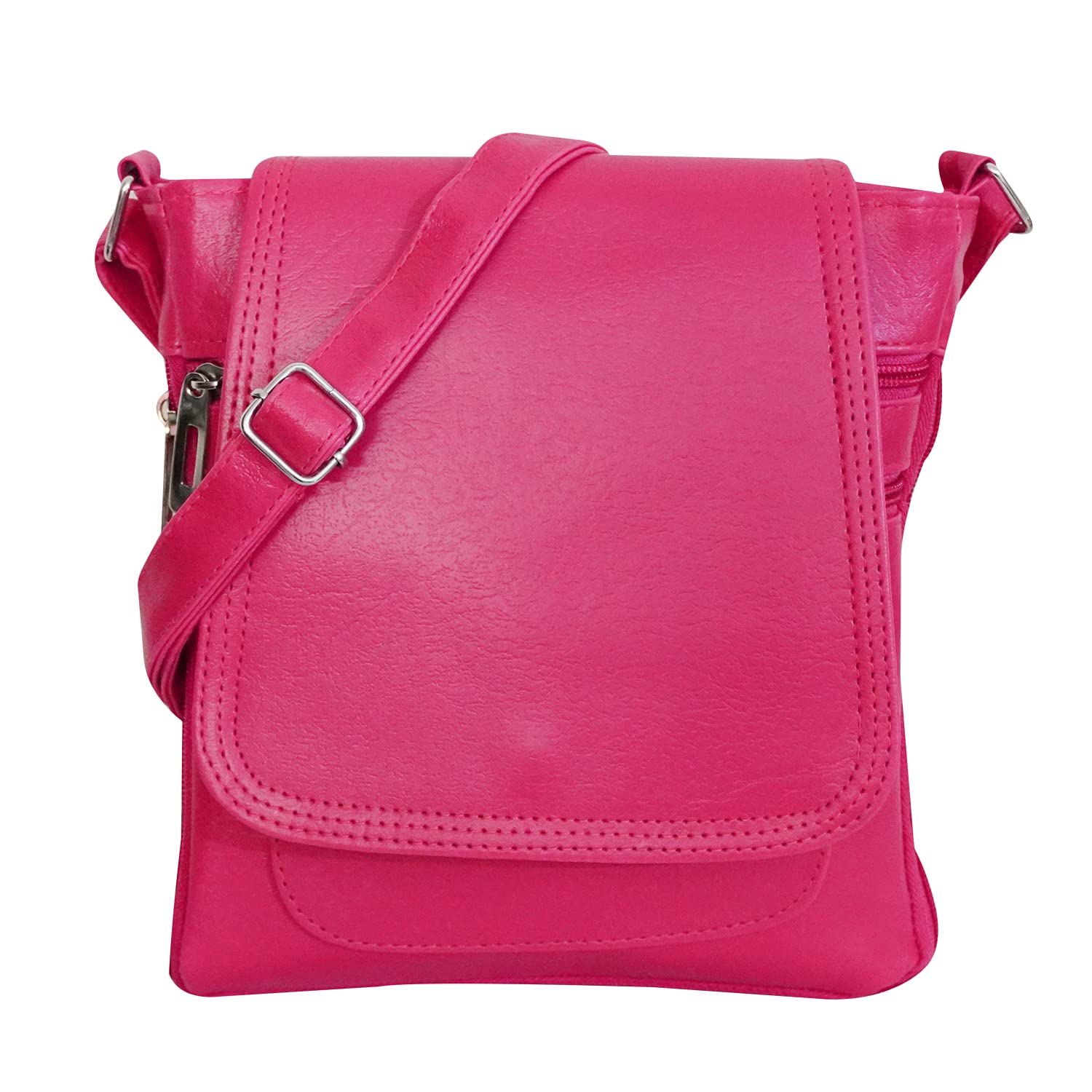 LABA Womens Sling Bag | Cross-Body Bag | Girls Sling Bag| Faux Leather (Pink) (B0BQ63XC44) Amazon Price History, Amazon Price Tracker