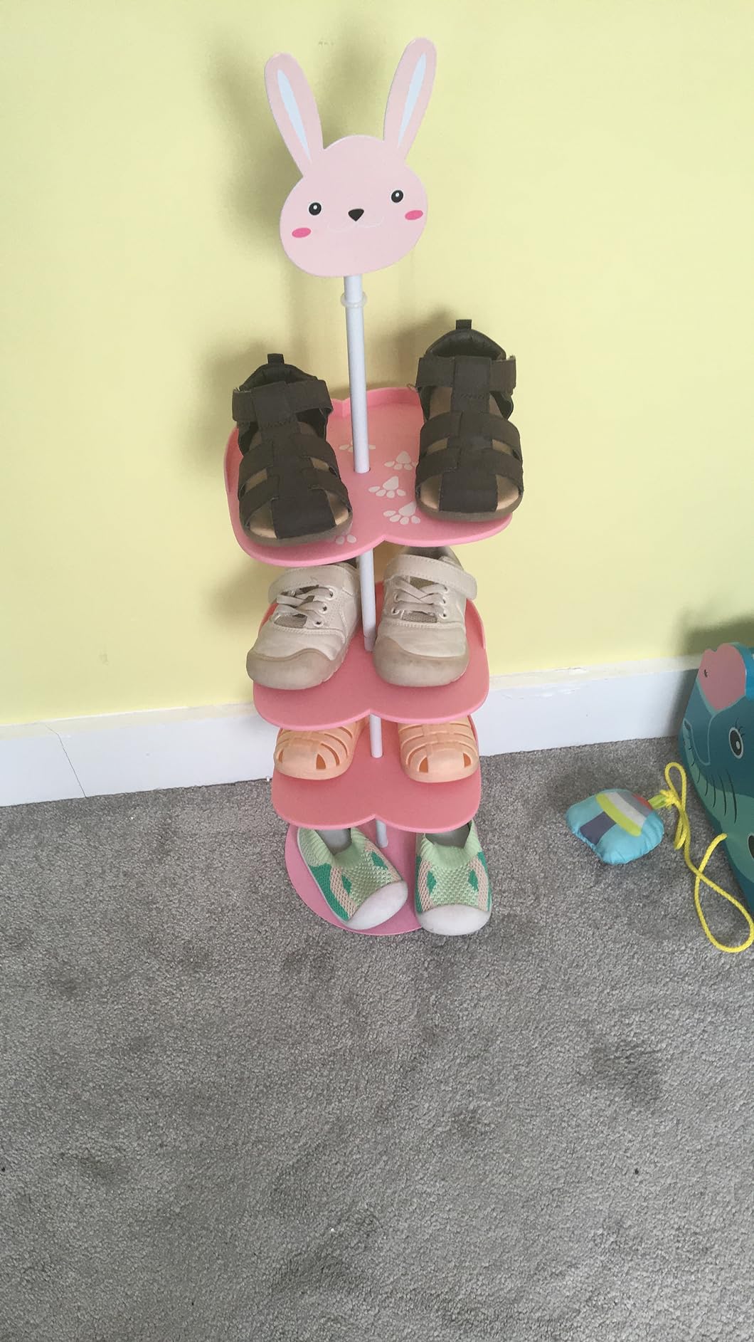 Kids Shoe Rack,GUOYI®Creative Rotating Shoe Rack Storage Rack Three