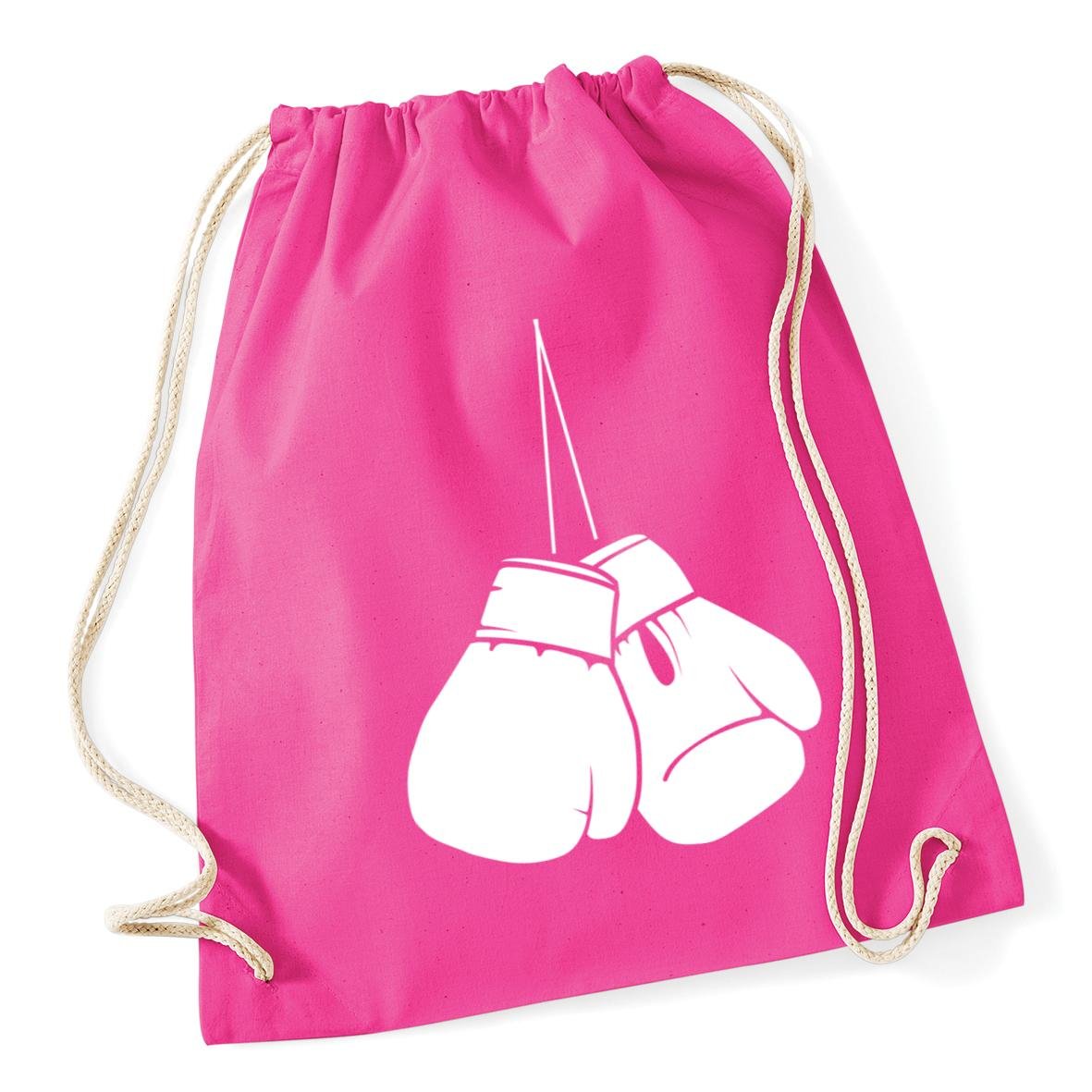 Hippowarehouse Boxing gloves Drawstring Cotton School Gym Bag 37cm x 46cm, 12 litres