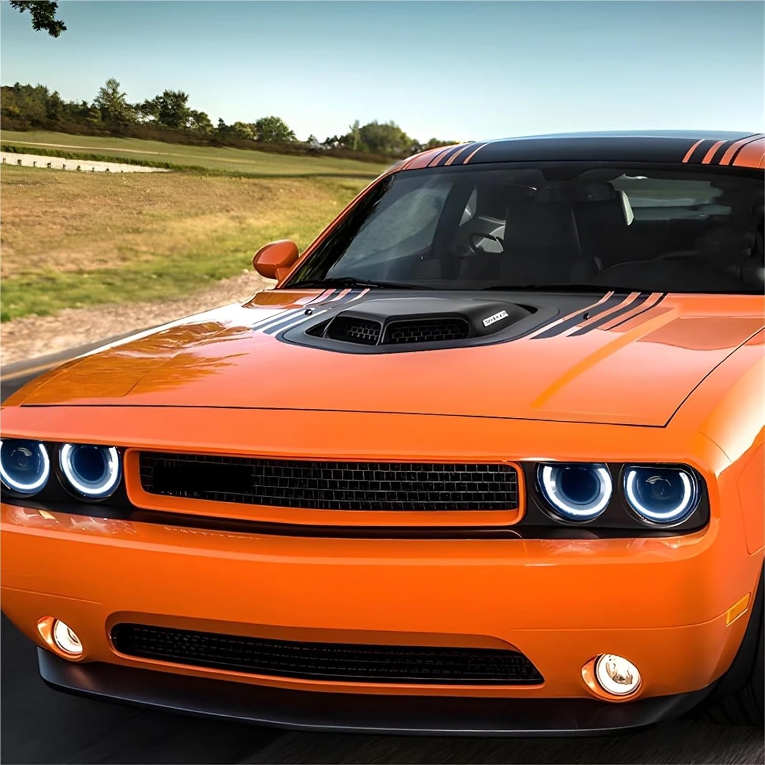 アップグレード 100W LED プロジェクターレンズ 最新自動車用ヘッドライトアセンブリ 2008-2014年式 ダッジチャレンジ