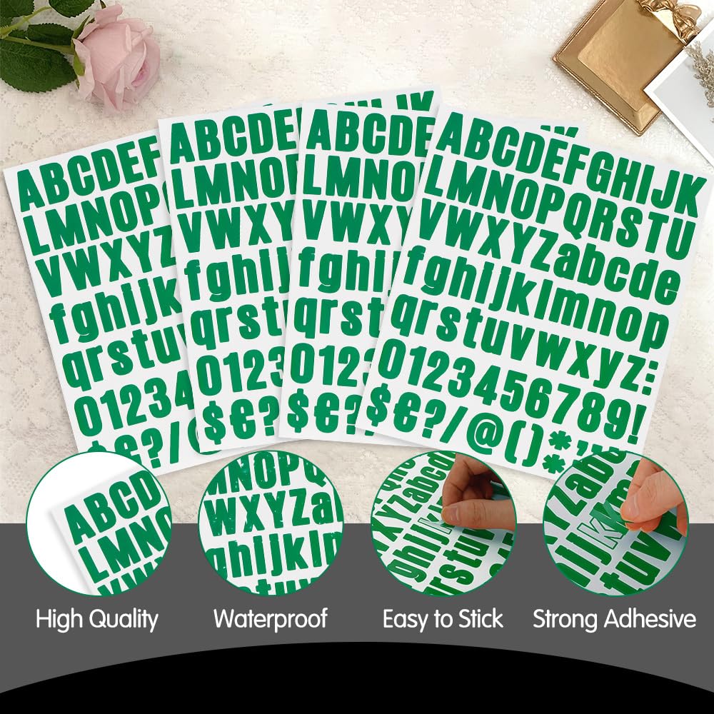 Rel Decals Multi-color Car Decal Pack BESTYASH 10-Pack 'N' Letter Car Stickers ...
