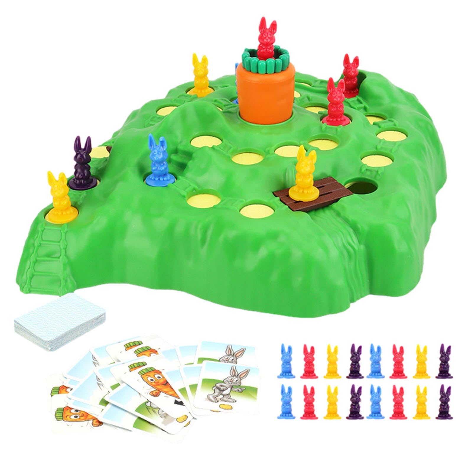 Amazon.co.jp: にんじん山のうさぎレース ボードゲーム Funny Bunny