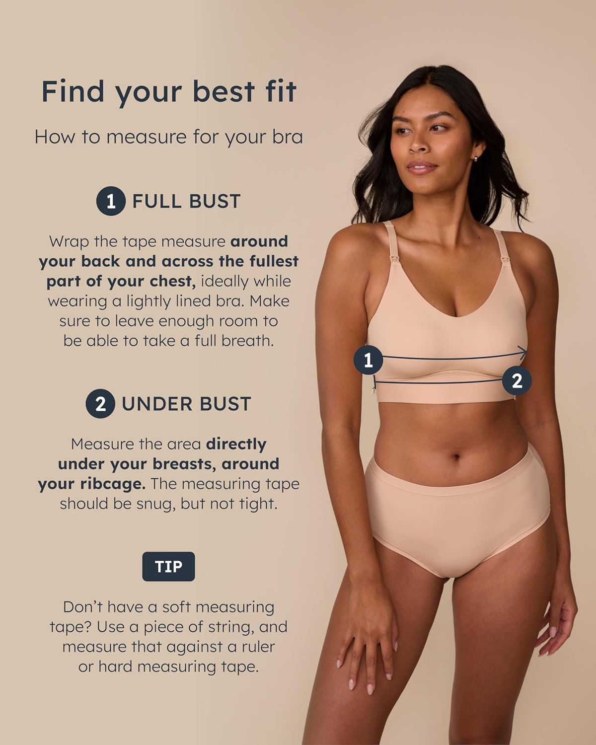 Harper Wilde Bliss Nursing Bralette - Ultra-Soft Maternity Bra - Black - Image 5