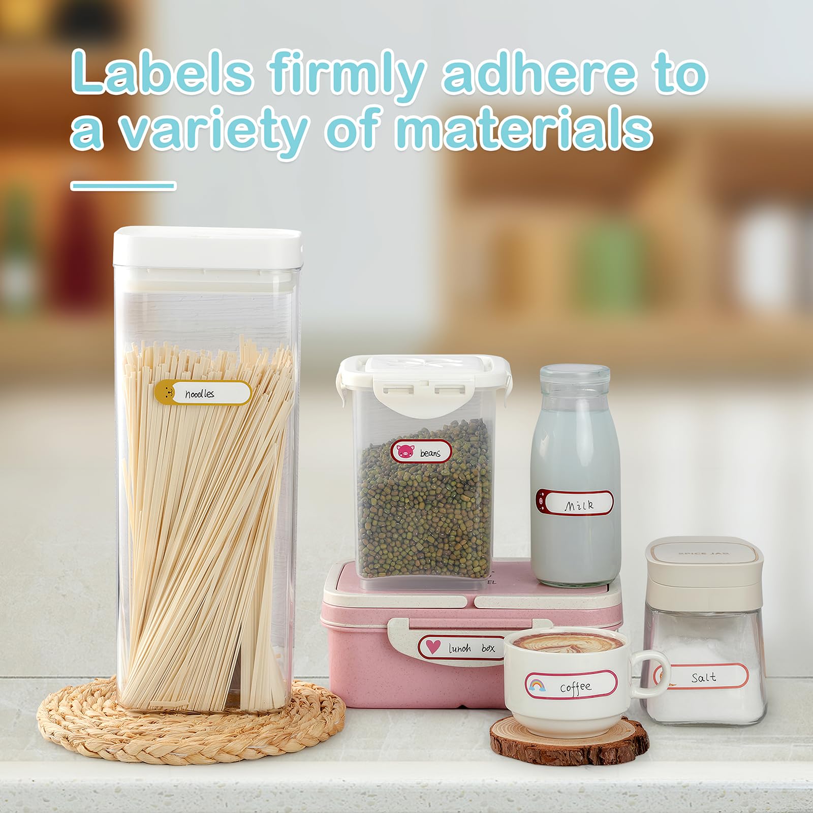 480 Baby Bottle Labels, Waterproof Self-Laminating Name Labels view 6