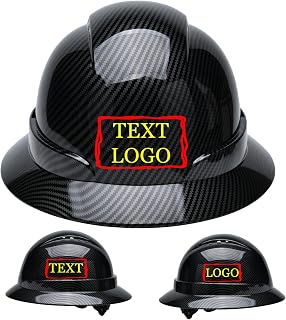 YOWESHOP Customized Safety Hard Hat Construction Work Safety Helmet Adjustable Ratchet Suspension Full Brim with Abs Shell Construction hat