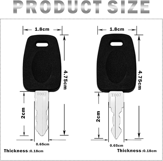 4PCS TSA007 TSA002 Master Luggage Keys