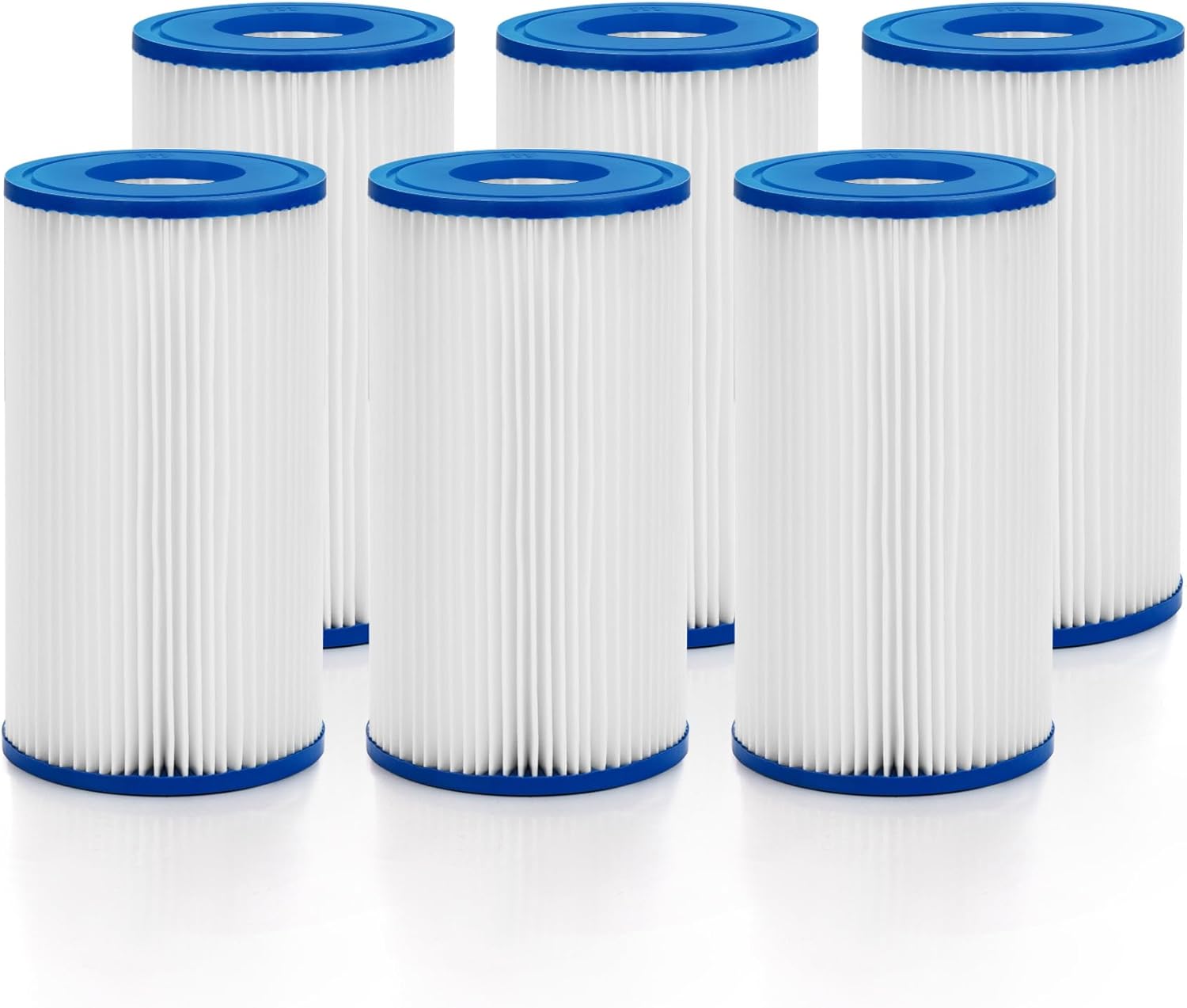 Shop-Vac Type A/C Pool Filter Cartridge, Type III Replacement Filter Cartridge for Pool Filter Pumps, Heavy Duty, Easy Set, 6-Pack