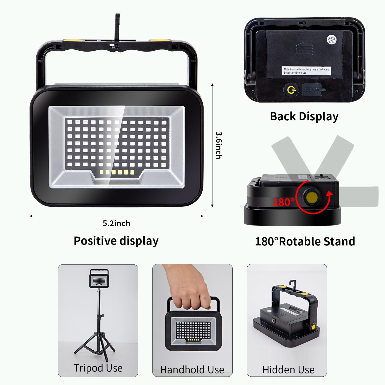 Ontesik Rechargeable Black Light, Cordless 395nm Ultraviolet