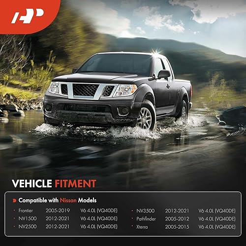 Miniatura 2 de A-Premium Par [2] Tapas de válvula de motor izquierda derecha con junta, pernos y tapa de llenado de aceite compatibles con Nissan 2005-2019 -