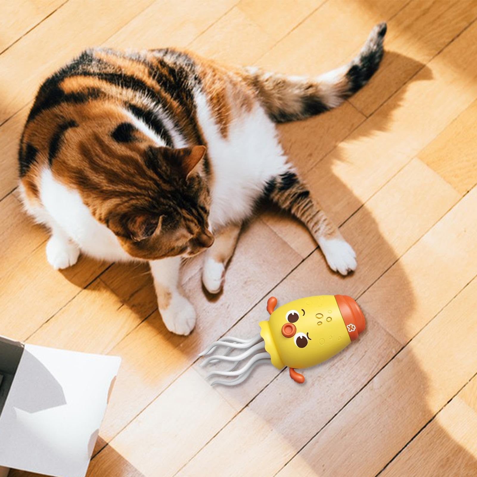 Jouet Pieuvre Dansante Interactive Avec Lumières LED - Évite Les Obstacles, Rechargeable, Pour Bébé 1 An+