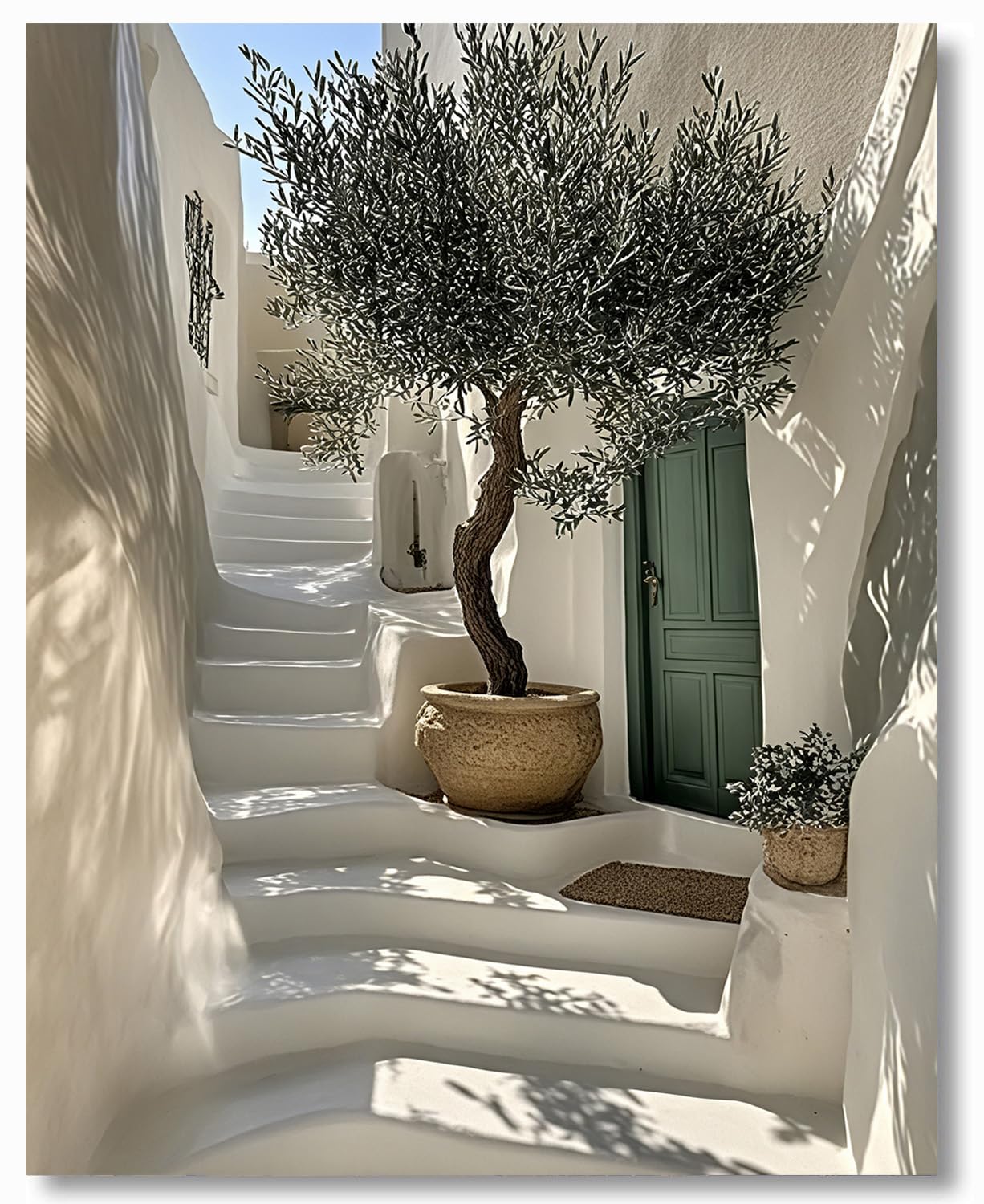 Hjjdiyes Paint by Numbers for Adults Olive Tree (White) โ image 1