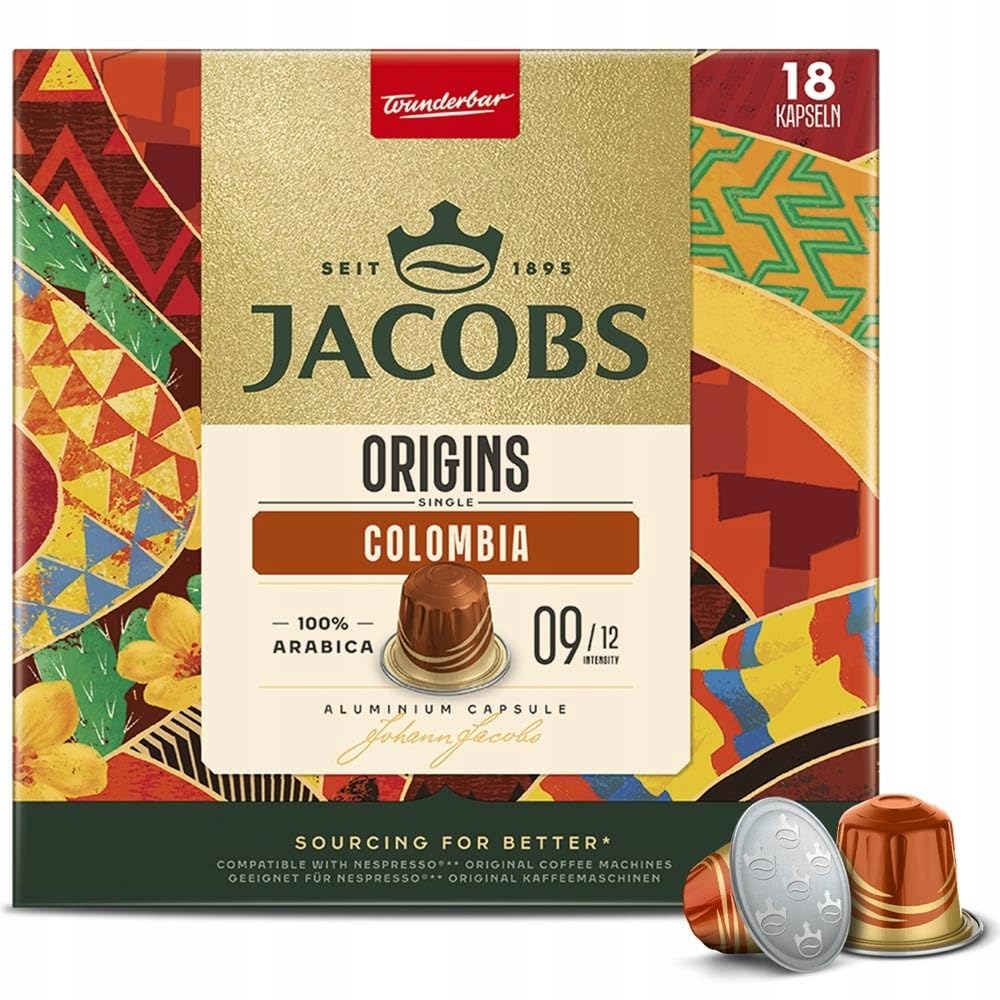 JACOBS Origins Colombia Kapsül Kahve, 18 Adet