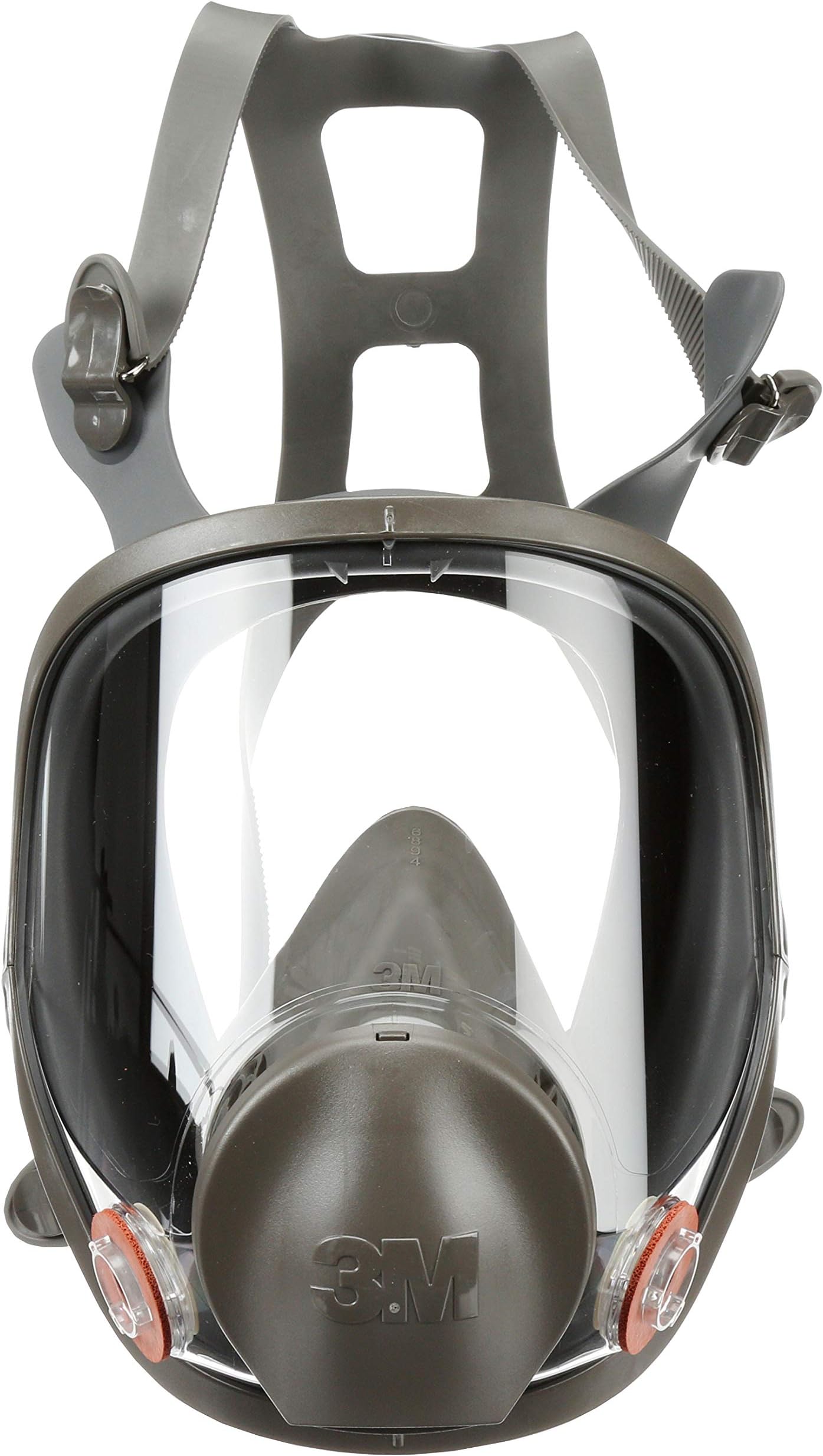 3M Full Facepiece Reusable Respirator 6900, NIOSH, Large Lens, ANSI High Impact Eye Protection, Silicone Face Seal, Four-Point Harness, Comfortable Fit, Painting, Dust, Chemicals, Large