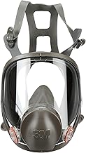 3M Full Facepiece Reusable Respirator 6900, Paint Vapors, Dust, Mold, Chemicals, Large,Gray