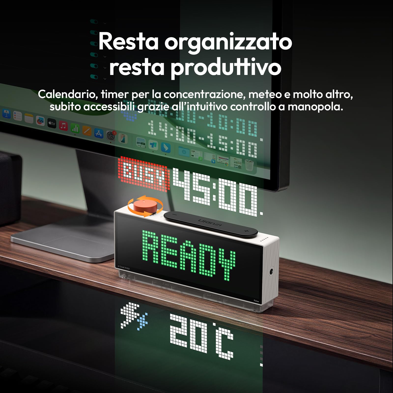 ULANZI TC002 Sveglia intelligente pixel