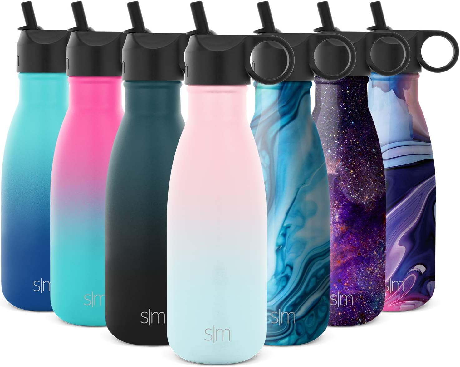 Simple Modern Apex Water Bottles With Reusable Straw Lid And Srew On Lid Bpa Free Insulated Thermal Flask For Hot Cold Drinks 350 470 590 710ml Stainless Steel Metal Water Bottle For Kids And Adults Bigamart