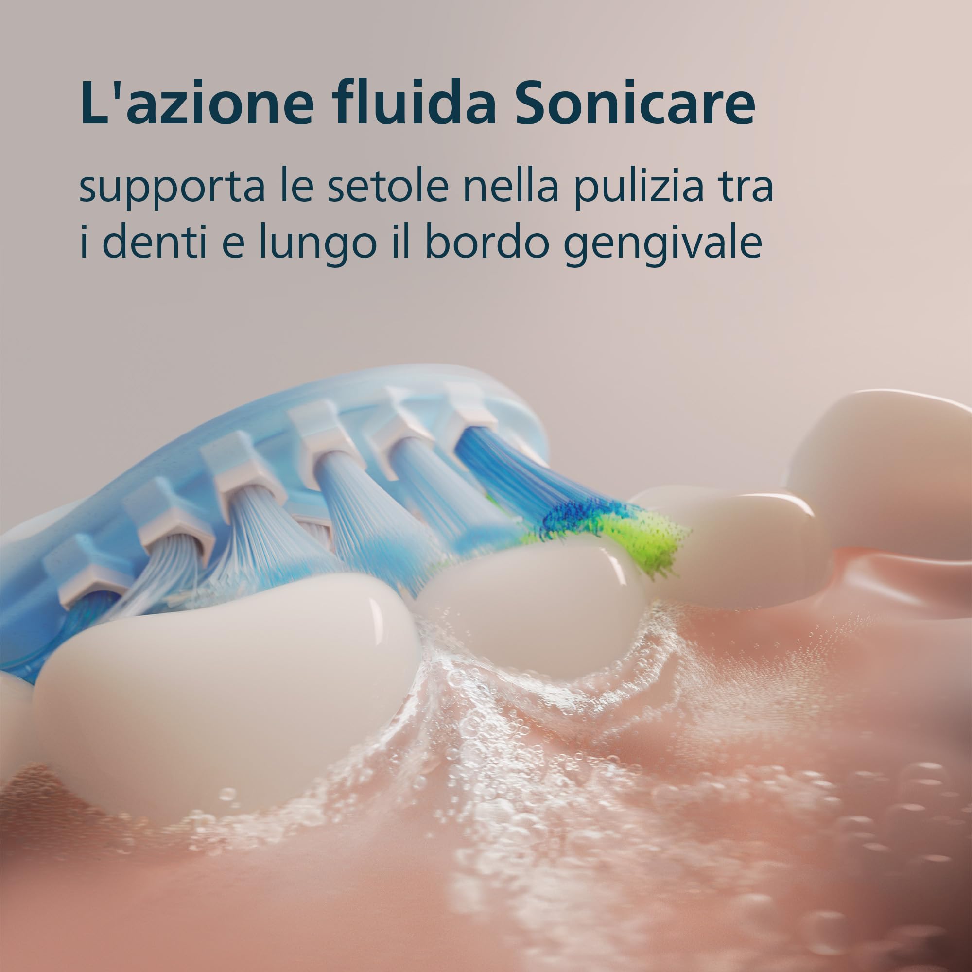 Philips Sonicare DiamondClean 9000 spazzolino elettrico, confezione doppia, spazzolino sonico con app, sensore di pressione, 4 modalità di pulizia, 3 livelli di intensità, bianco, modello HX9914/62