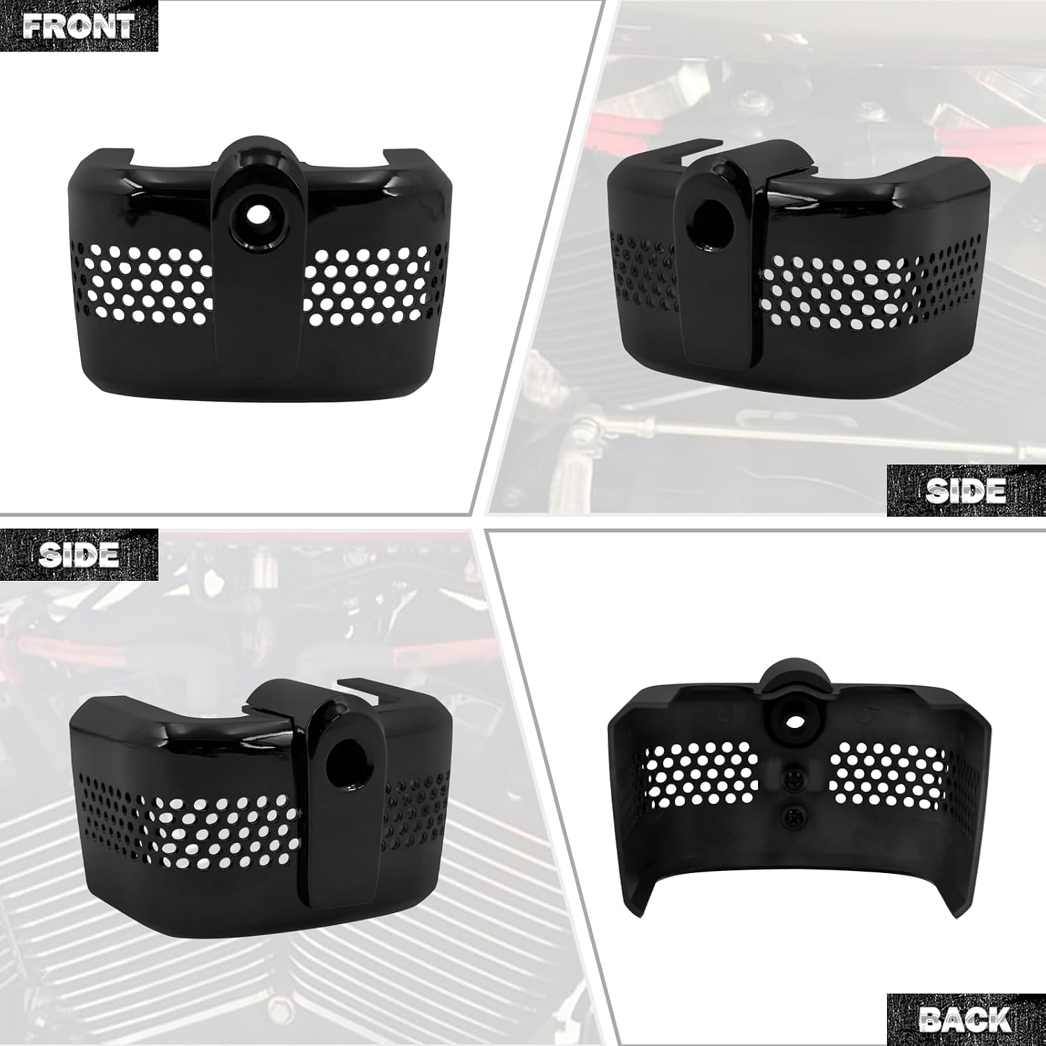 Ignition Coil Cover Fit For Harley Softail Street Bob Breakout Low Rider S Heritage Classic 2018-up Touring Road Glide 2025-up All Black