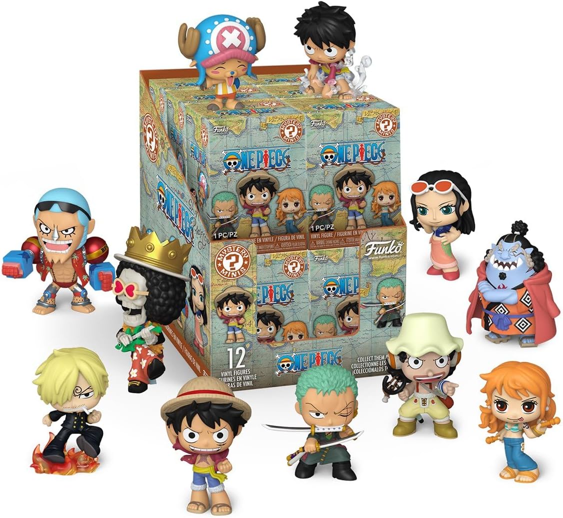 Funko One Piece Fish-Man Island Saga Mystery Minis Mini-Figure Display Case of 12