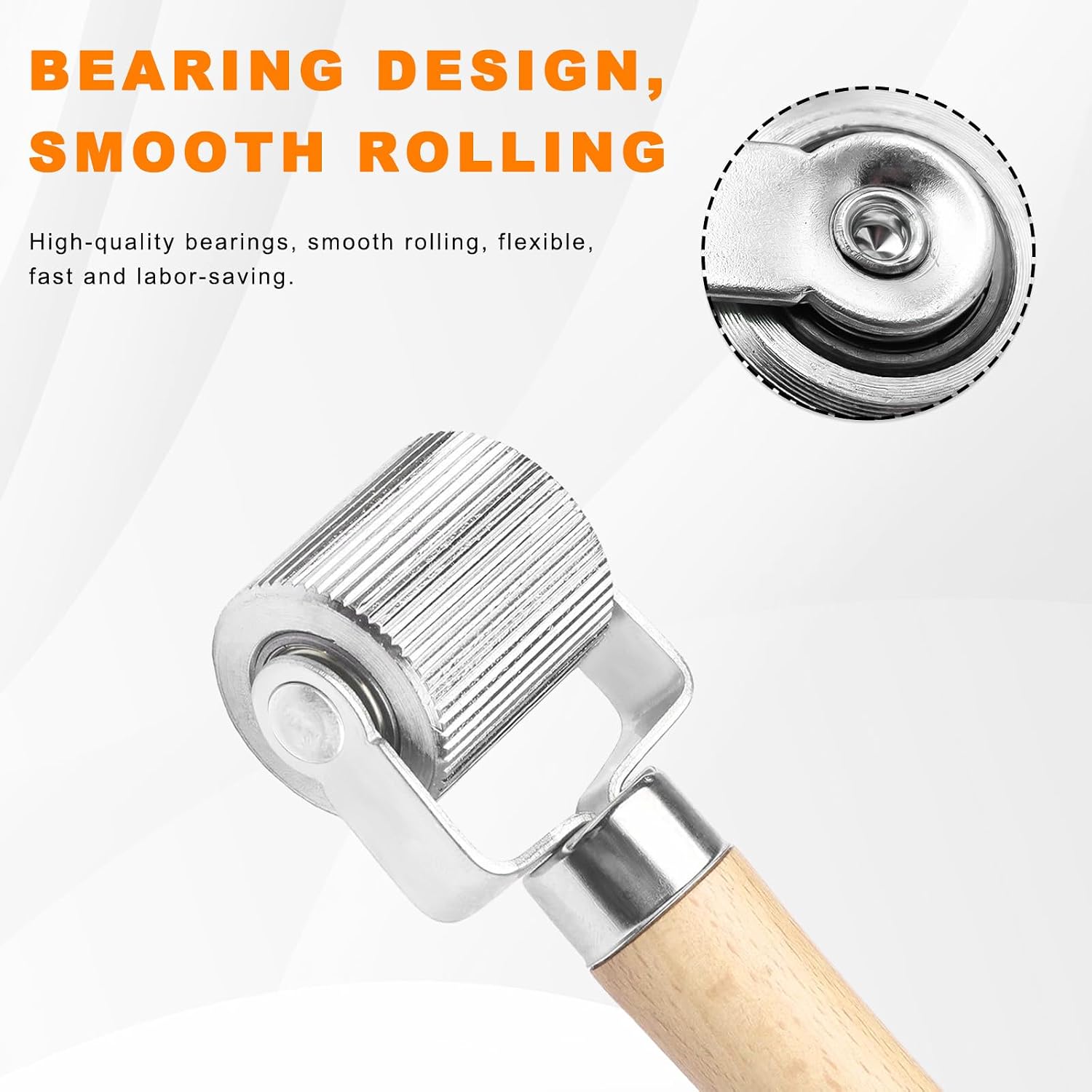 Car Sound Deadening Roller, 40mm Auto Soundproofing Mat Rolling Wheel Metal Installation Tool, Sound Insulation Roller Noise Deadener Application Tool for Car Truck SUV