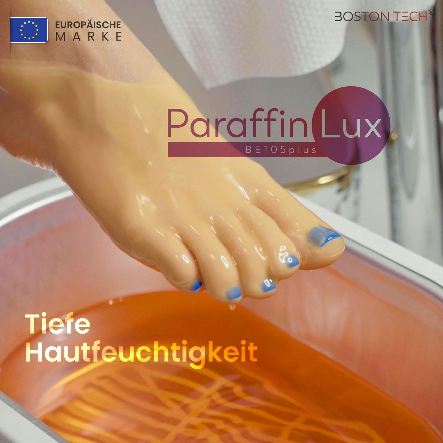 Boston Tech® Paraffin-Handbad von Muskelschmerzen und Arthritis. 3 Liter Fassungsvermögen. Feuchtigkeit und revitalisiert die Haut. Enthält 900 g Wachs und Zubehör für den Heim- und professionellen