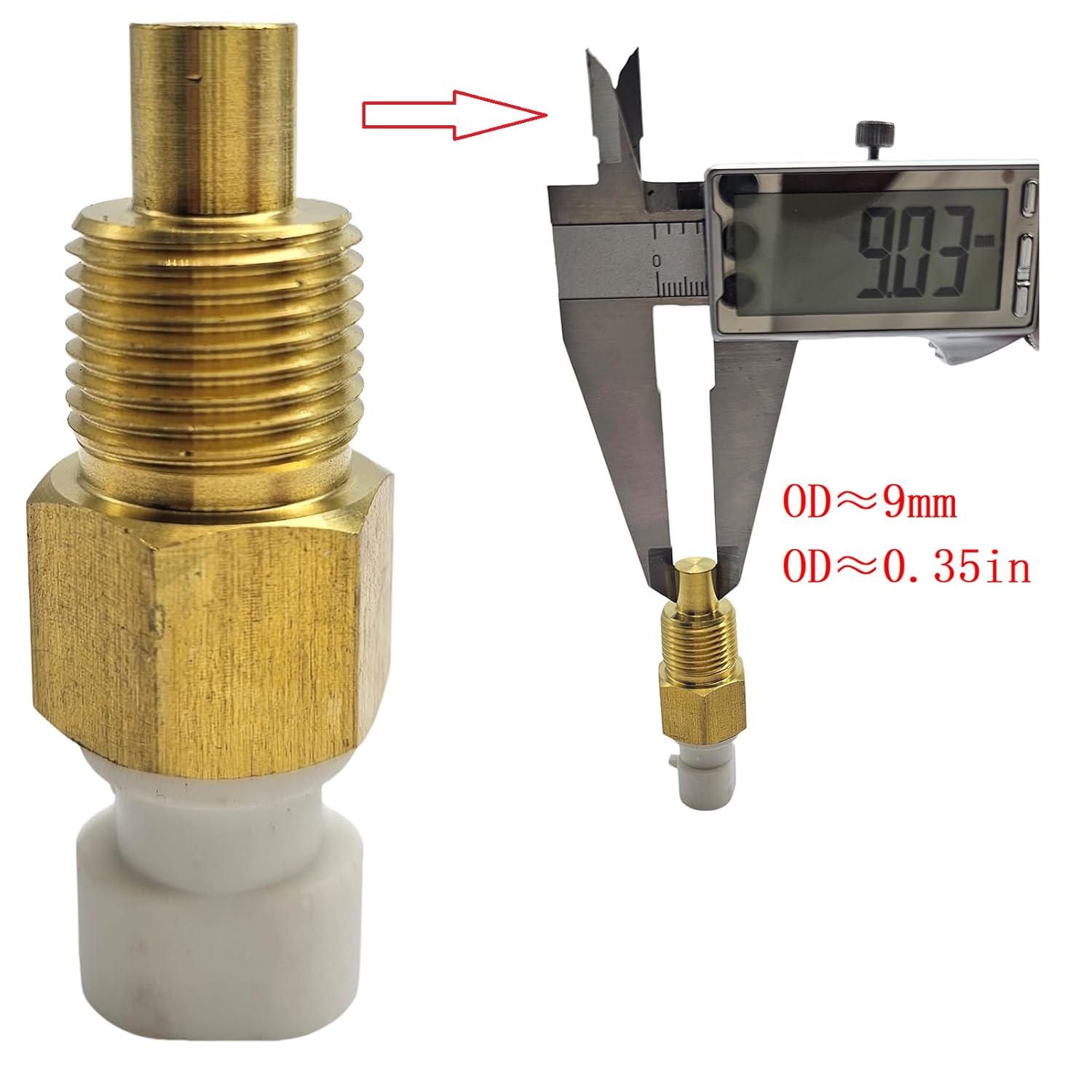 Temperature Sensor 6718414 671-8414 Fits for Bobcat Loader 325 328 329 331 334 335 337 341 425 428 430 435 5600 5610 A300 A770 E25 E26 E32 E35 E42 E45