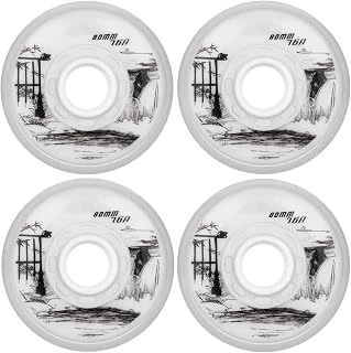 Inline Skate Wheels, Replacement Roller Skating Wheels 76Mm Hockey Wheels,Soft 76A Indoor Inline Roller Hockey Skate Replacement Wheels 4 Pack