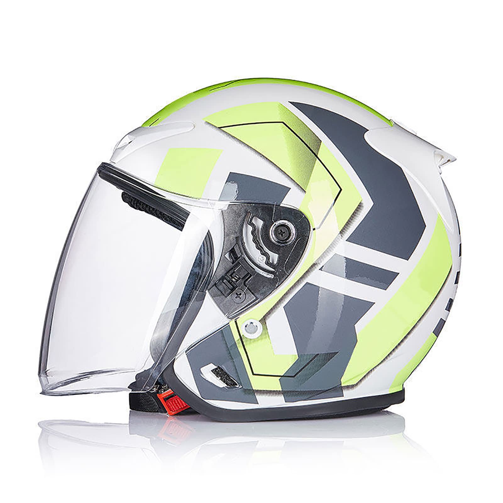 Casque cyclomoteur avec évents avant et arrière pour la ville
