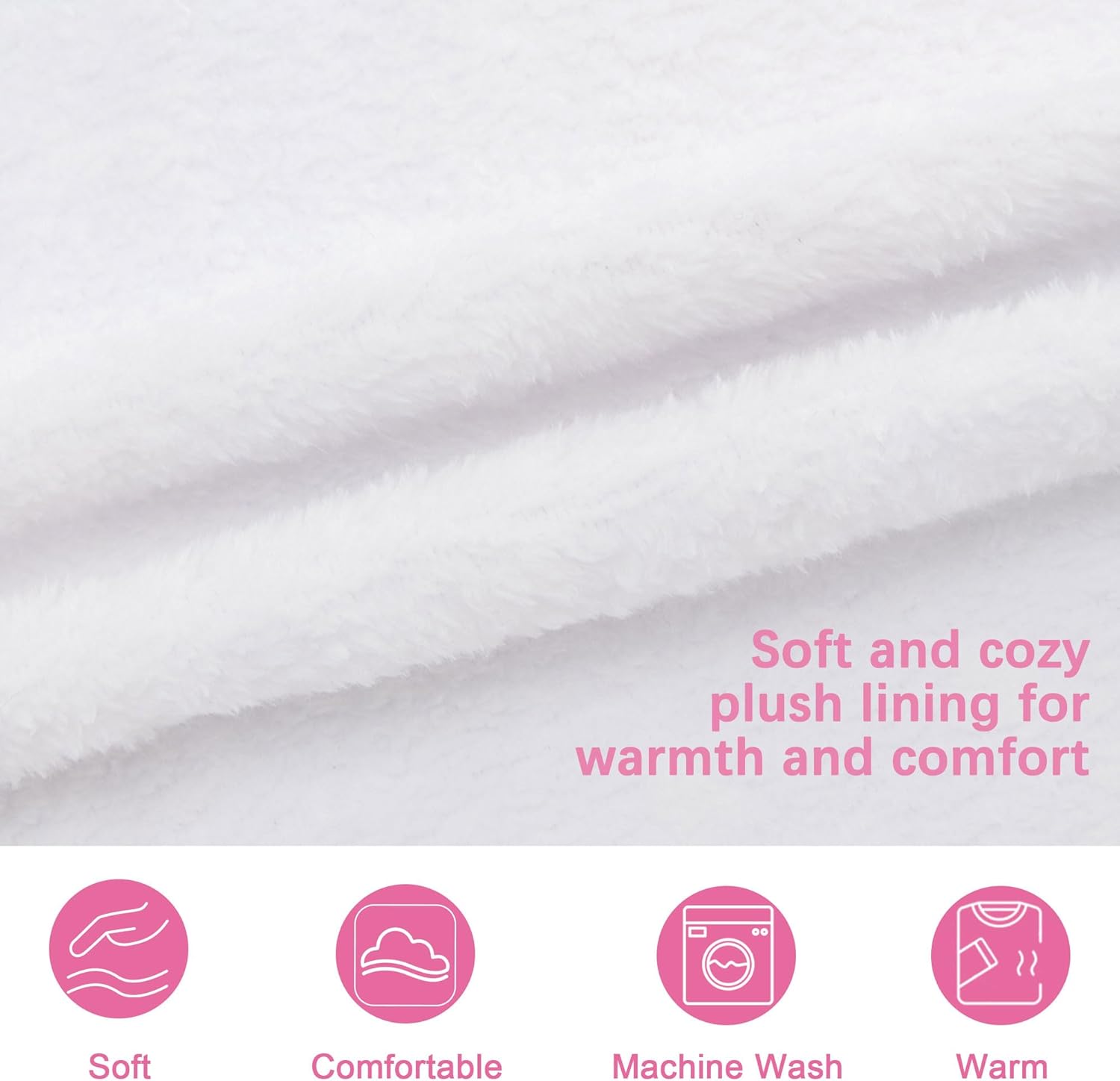 Funnycokid Girls Robes Kids Hooded Bathrobe Soft Fleece Pajamas Plush Flannel Sleepwear 4-14 Years - Image 6