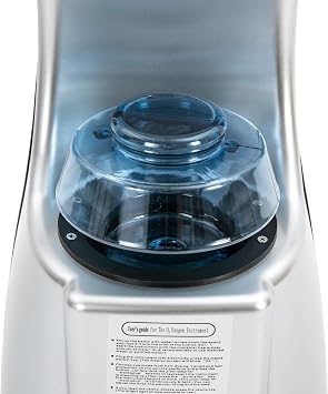 Professional Stand Hair Steamer, 650W Multifunctional Hair Treatment Machine, Adjustable Height and Wheels, Silver
