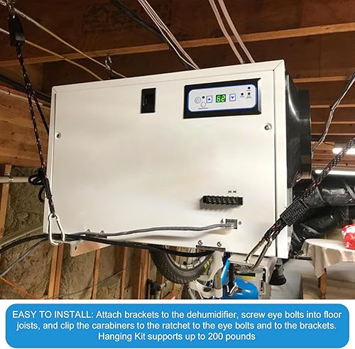 Miniatura 3 de 5822 Kits colgantes de deshumidificador para deshumidificador AprilAire, para espacio de arrastre, sótano, deshumidificador de toda la casa, modelos
