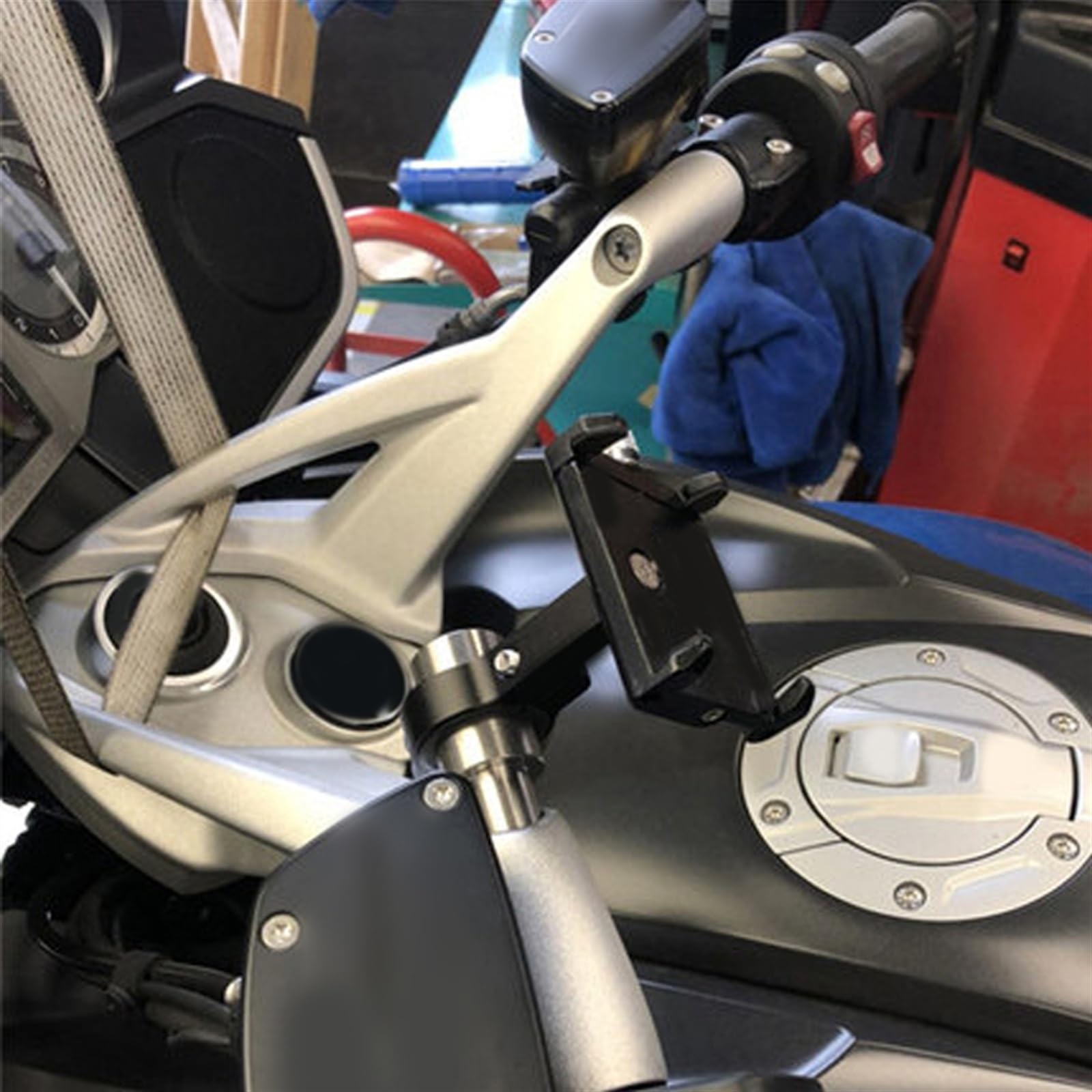 Motorfiets Navigatie Frame Mobiele Telefoon Beugel Accessoires Voor BMW R1200RT R1200RT R1200RT 2005 2006 2007 2008-13 Onderdelen (Color : 1 PCS