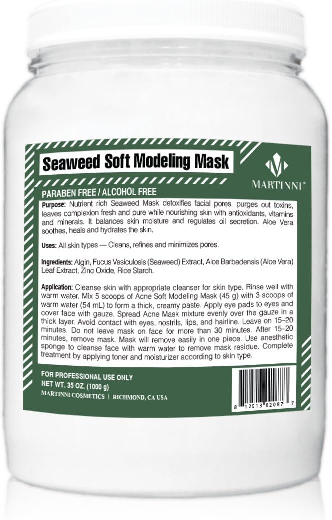 Martinni Seaweed Modeling Mask, 35.27 oz.