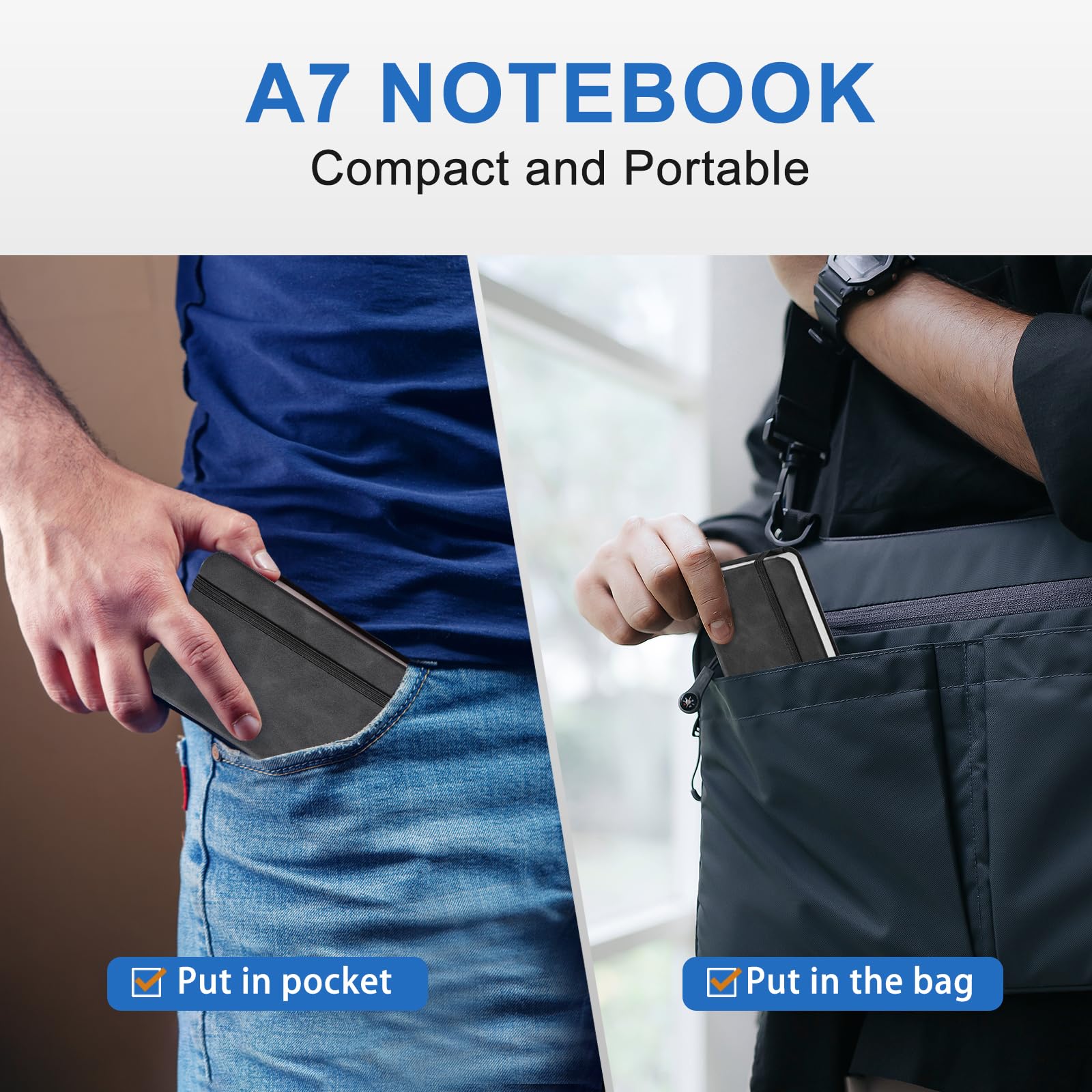 4 Pièces Petit Carnet De Notes De Poche A7, Mini Bloc Note Avec