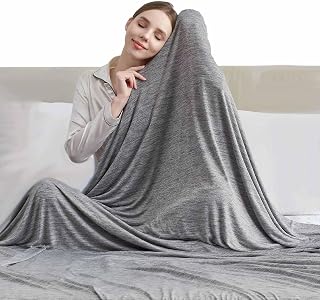 VNDGEOUH Manta refrescante Forcipower Summer Ultimate, Ideal for quienes Duermen con Calor.(Dark Gray,60 * 80 in)
