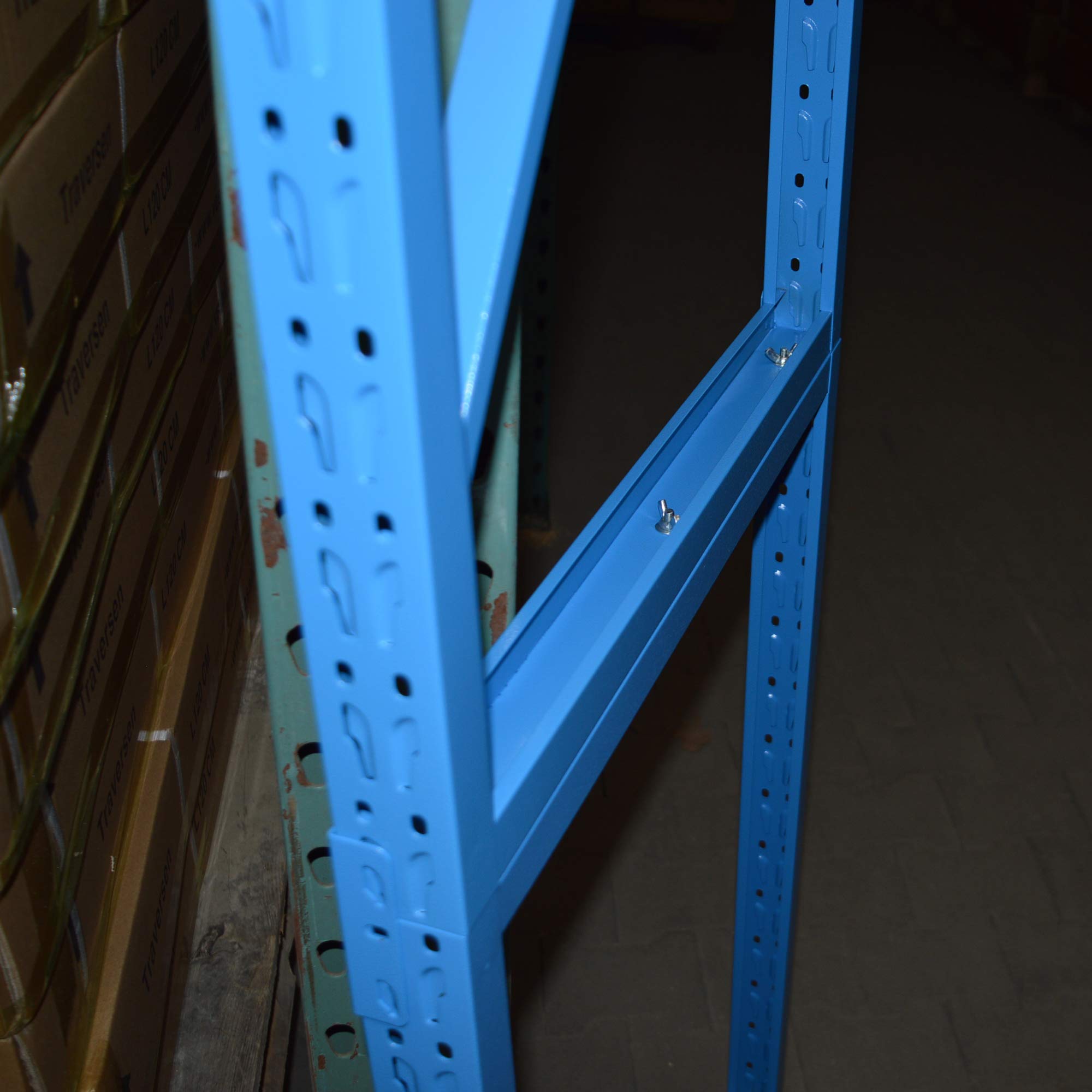 Profi Steckregal 204 cm Hoch (Hauptregal - Tiefe 60 cm - Breite 120 cm)