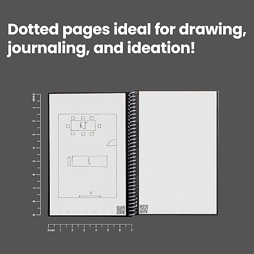Miniatura 5 de Rocketbook Core - Cuaderno inteligente reutilizable  Innovador, ecológico, portátil conectado digitalmente con capacidad de compartir en la nube