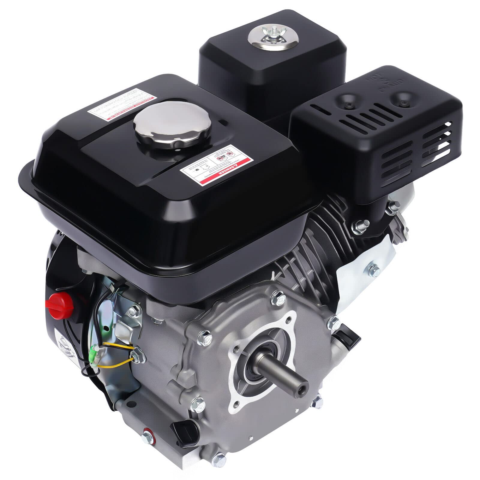 GX210 7HP, motore a benzina a 4 tempi, motore a gas naturale, motore stazionario, avviatore di ritorno, motore portatile