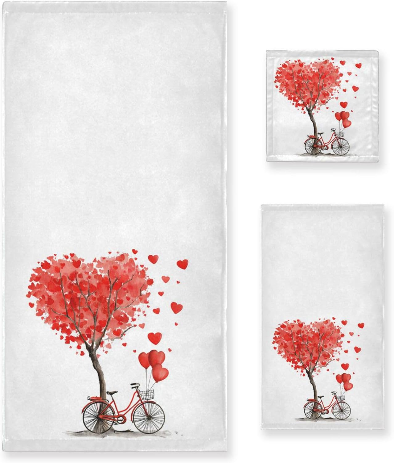 Vdsrup Beach Ocean Starfish Towels Set of 3 Seashell Sea Summer Hand Towel Blue Sky Bath Towel Washcloth Soft Thin Face Guest Towel Kitchen Tea Dish Towels Bathroom Decorations Housewarming Gifts