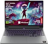 Lenovo LOQ Gaming AI Ordinateur portable | Écran 15,3" WUXGA 165 Hz | AMD Ryzen 7 250 | 16 Go de RAM | SSD 1 To | NVIDIA GeForce RTX 5060 | Windows 11 | QWERTZ | Gris | 3 mois GamePass - 1