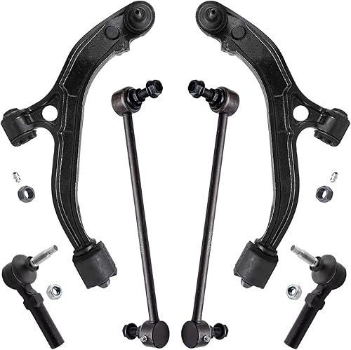 Miniatura 95 de Detroit Axle - Kit de brazos de control AWD para cargador Chrysler 300 Dodge Challenger Magnum, 2 brazos de control superiores delanteros con rótula