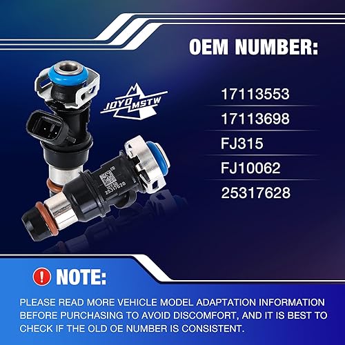 Miniatura 3 de Inyectores de combustible de repuesto para Chevy Silverado Suburban Tahoe GMC Sierra Yukon Savana Cadillac Escalade Buick Rainier 4.8L 5.3L 6.0L,