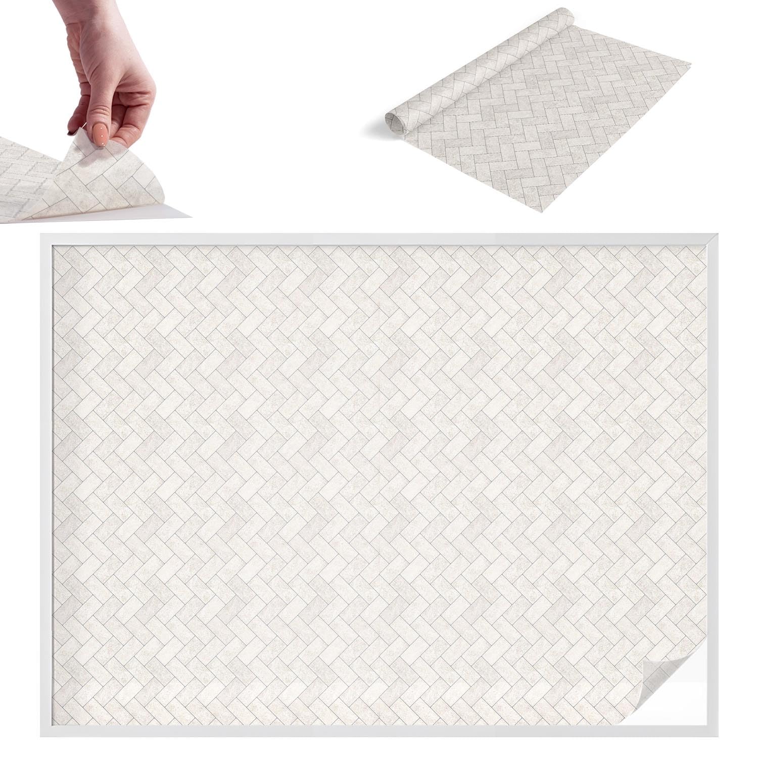Film anti-regard pour vitre 200x146 cm PVC collés sur le verre à chevrons