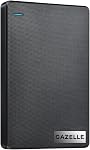 GAZELLE Haute vitesse 1TB Ultra Disque dur externe Slim Portable - 2-in-1 Type C & USB 3.0, Compatible avec PC, Mac, ordinateur portable, PS4, Xbox, iPad, Comprimé mobile (noir) - 1 Garantie de l'année
