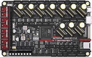 BIGTREETECH Octopus Max EZ V1.0 Control Board 32Bit New Upgrade Octopus Pro Motherboard, Compatible EZ2209/EZ5160 Stepper Driver, Support Running Klipper Firmware for Voron 2.4 DIY Upgrade 3D Printer