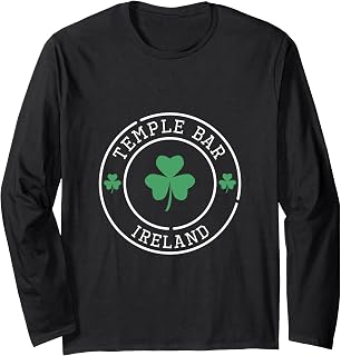 Temple Bar Dublin Ireland Souvenir Long Sleeve T-Shirt